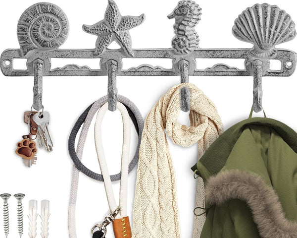 Vintage Seashell Coat Hook Hanger by Comfify