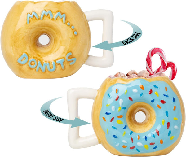 Ceramic Donut Mug- 14oz