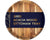 Modern 22" Acacia Wood Round Serving Tray – Oil Finish for Food, Breakfast in Bed, Coffee Table, Snacks, Decor & More