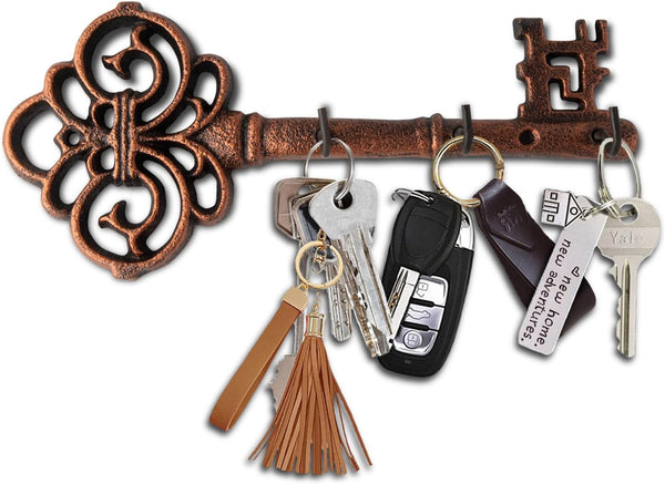 Vintage, Cast Iron Key Holder for Wall