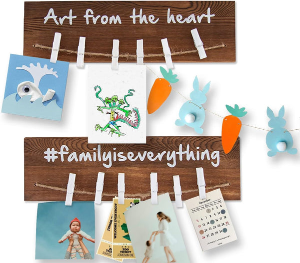 Wall Mount Kids Art Display Rack