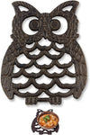 Cast Iron Owl Trivet