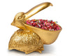 Golden Pelican Decorative Bowl – Elegant Sculpture Dish for Snacks, Keys, Candy & Jewelry