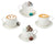Set of 4 White Porcelain Espresso Cups with Matching Saucers – 4 oz Demitasse – 8-Piece Set for Italian, Turkish & Lungo Coffee