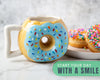Ceramic Donut Mug- 14oz