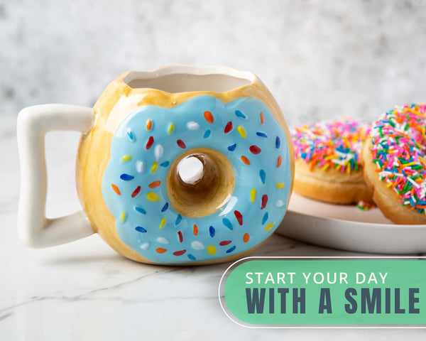 Ceramic Donut Mug- 14oz
