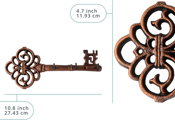 Vintage, Cast Iron Key Holder for Wall