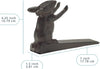 Vintage Cast Iron Mouse Door Stop Wedge – cast iron – detail close-up – Comfify
