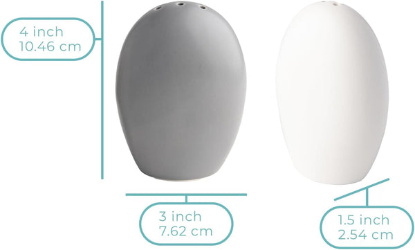 Modern Salt & Pepper Shakers Made of, Chip-free Ceramic – detail close-up – Comfify