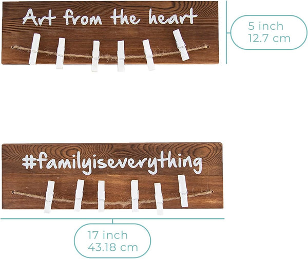 Wall Mount Kids Art Display Rack