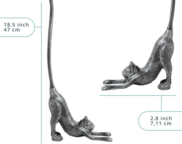 Yoga Cat Decorative Paper Towel Holder or Toilet Paper Holder