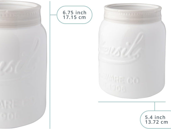 Comfify Wide Mouth Mason Jar Utensil Holder