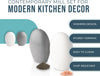 Modern Salt & Pepper Shakers Made of, Chip-free Ceramic – side angle – Comfify