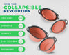 Colander Set - 2 Collapsible Colanders (Strainers) Set