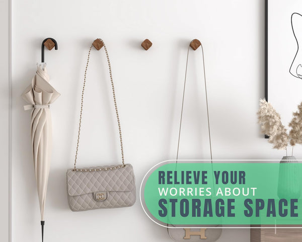 Acacia Wood Wall Hooks – Oval Natural Hangers for Keys, Towels & Accessories – Modern, Space-Saving Entryway & Bathroom Organizer