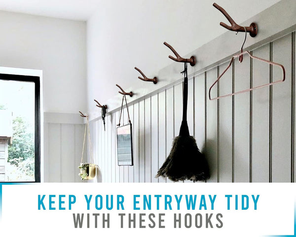 Cast Iron Branch Wall Hook - Wall Rack - Wall Mounted Coat Hook