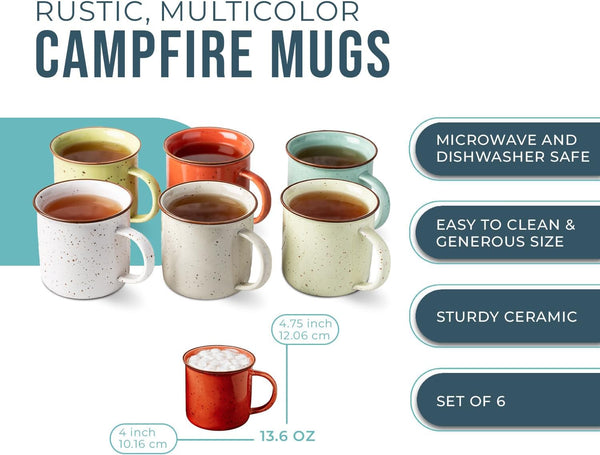 Exclusive Ceramic Speckled Campfire Mug