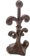 Fleur De Lis Cast Iron Door Stop – cast iron – birds-eye view – Comfify