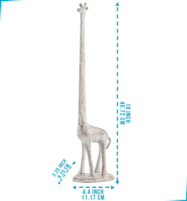 Vintage Giraffe Paper Towel & Toilet Paper Holder – Whimsical Antique Animal Design Roll Dispenser for Kitchen & Bathroom Decor