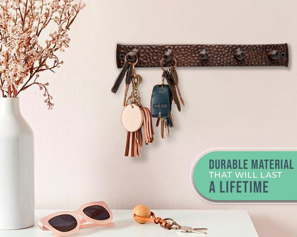 Key Rack - Rustic Brown