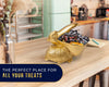 Golden Pelican Decorative Bowl – Elegant Sculpture Dish for Snacks, Keys, Candy & Jewelry