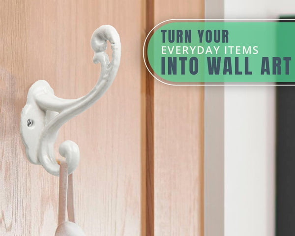 Shabby Chic Wall Mounted Hooks – Set of 4