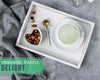 Unique Rustic Wooden Serving Trays with Handle - Set of 3 - Rustic Blue
