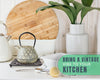 Cast Iron Trivet with Vintage Pattern and Rubber Pegs