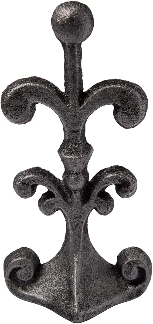 Fleur De Lis Cast Iron Door Stop - Comfify