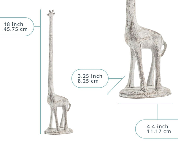 Vintage Giraffe Paper Towel & Toilet Paper Holder – Whimsical Antique Animal Design Roll Dispenser for Kitchen & Bathroom Decor