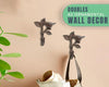 Rustic Bird on a Branch Wall Hook – Heavy Duty Metal Hanger, Vintage Recycled Design, Decorative & Functional (Rust Brown) – packaging view – Comfify