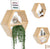 Rustic Wall Mounted Hexagonal Floating Shelves – Set of 3