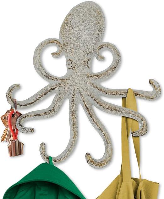 Cast Iron Octopus Wall Hook