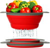 Colander Set - 2 Collapsible Colanders (Strainers) Set