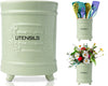 Shabby Chic, French-style Ceramic Utensil Holder