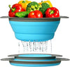 Colander Set - 2 Collapsible Colanders (Strainers) Set
