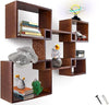 Wall Mounted Square Shaped Floating Shelves – Set of 5