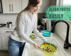 Collapsible Silicone Strainer Set (3-Pack) – Space-Saving Colanders for Pasta, Veggies, Fruits & More – Ideal for Home, Camping & RV Use by Comfify