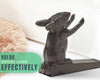 Vintage Cast Iron Mouse Door Stop Wedge – cast iron – packaging view – Comfify
