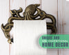 Decorative Cast Iron Octopus Toilet Paper Roll Holder