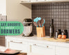 Modern Bamboo Utensil Holder for Kitchen Counter – Large Upright Utensil Crock & Organizer by Comfify