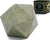 Verdigris Cast Iron D20 Dice – Large, Heavy 20-Sided Metal Die for DND & RPG | Gift-Ready Display, Paperweight & Collector’s Relic