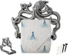 Decorative Cast Iron Octopus Toilet Paper Roll Holder