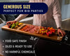 Comfify 35" Extra Large Acacia Wood Charcuterie Board – Premium Serving Platter for Cheese, Appetizers & Gourmet Meals – Elegant Entertaining for Kitchen, Dining Table, BBQ & Patio