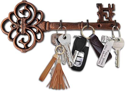 Vintage, Cast Iron Key Holder for Wall