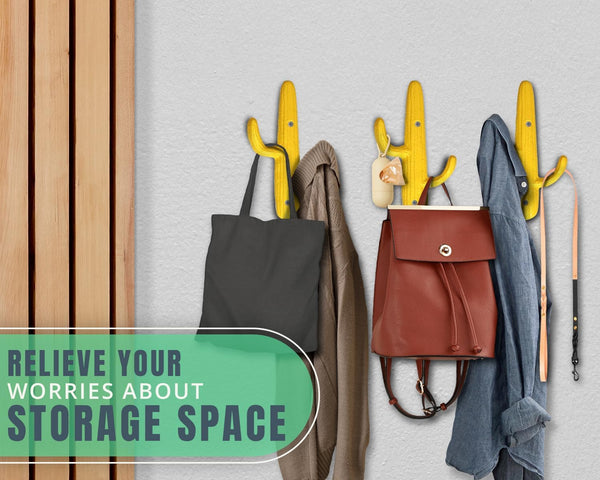 Cast Iron Cactus Coat Hooks