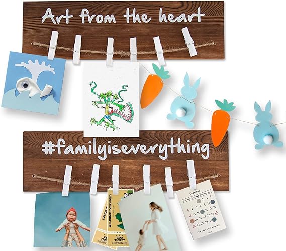 Wall Mount Kids Art Display Rack