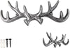 Vintage Cast Iron Deer Antlers Wall Hooks
