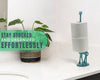 Giraffe Paper Towel Holder for Kitchen or Decorative Toilet Paper Stand for Bathroom - Unique Antique, Vintage, Whimsical Animal Design Roll Dispenser for Home Decor - Rustic Blue – scale comparison – Comfify