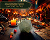 Verdigris Cast Iron D20 Dice – Large, Heavy 20-Sided Metal Die for DND & RPG | Gift-Ready Display, Paperweight & Collector’s Relic